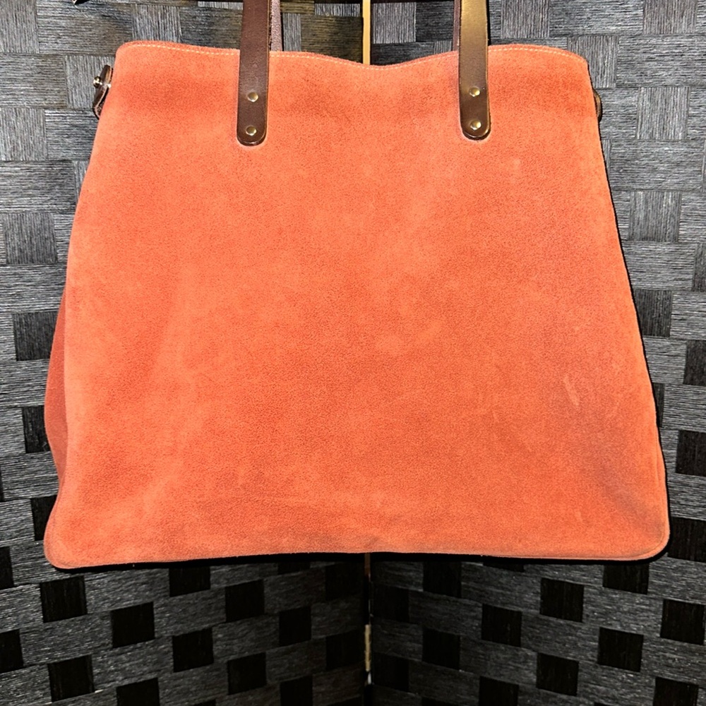 Great condition! Loxwood burnt orange leather oversized purse.